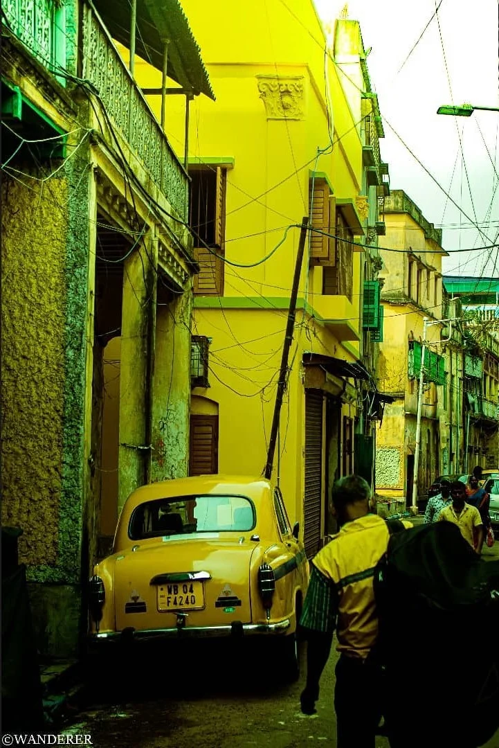 It's a random street of Kolkata. It's the beauty and pride of Kolkata.